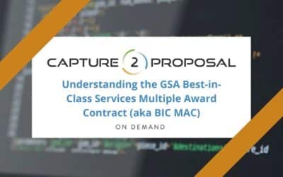 Understanding the GSA Best-in-Class Services Multiple Award Contract