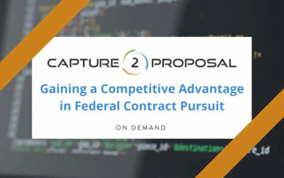 Gaining a Competitive Advantage in Federal Contract Pursuit