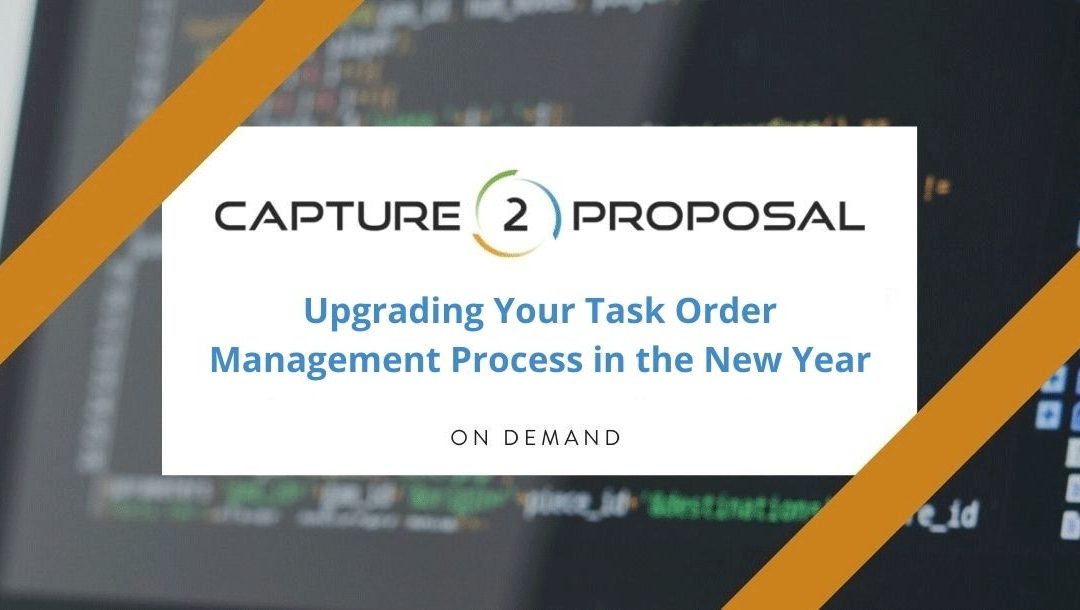 Upgrading Your Task Order Management Process in the New Year